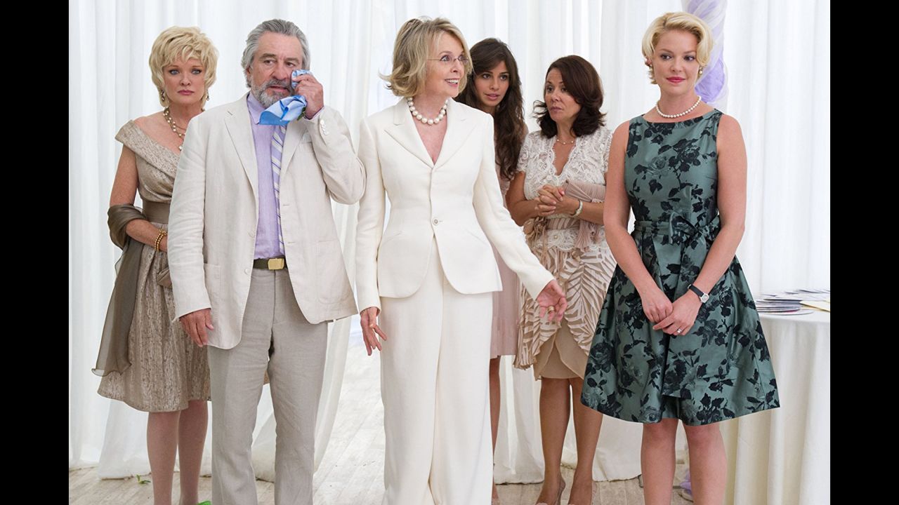 "<strong>The Big Wedding"</strong>: Christine Ebersole, Robert De Niro, Diane Keaton, Ana Ayora, Patricia Rae and Katherine Heigl star in this romantic comedy about a long-divorced couple who fake being married as their family unites for a wedding.<strong> (Amazon Prime, Hulu) </strong>