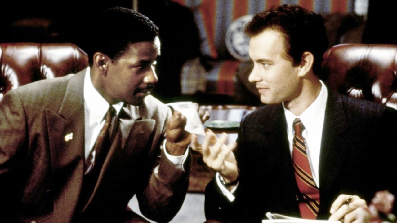<strong>"Philadelphia"</strong>: Denzel Washington and Tom Hanks star in this 1993 drama about an HIV positive attorney who sues his law firm after he is fired -- a performance that won Hanks a best actor Oscar. <strong>(Amazon Prime) </strong>