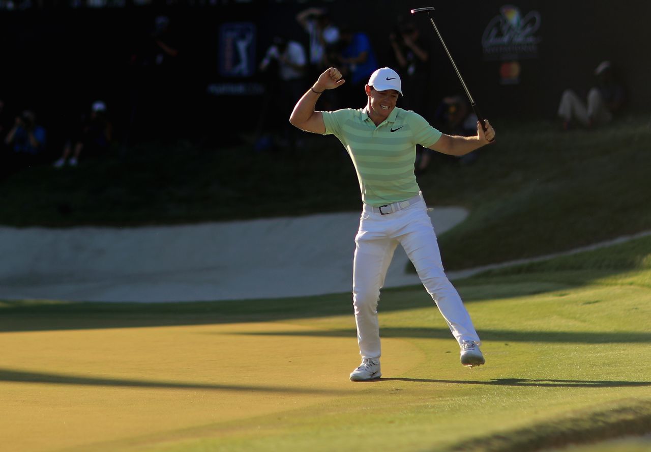<strong>Comeback kid: </strong>After a 2017 disrupted by injury, a refreshed Rory hit back with victory in the Arnold Palmer Invitational at Bay Hill in March 2018, his first title since winning the Tour Championship in 2016.