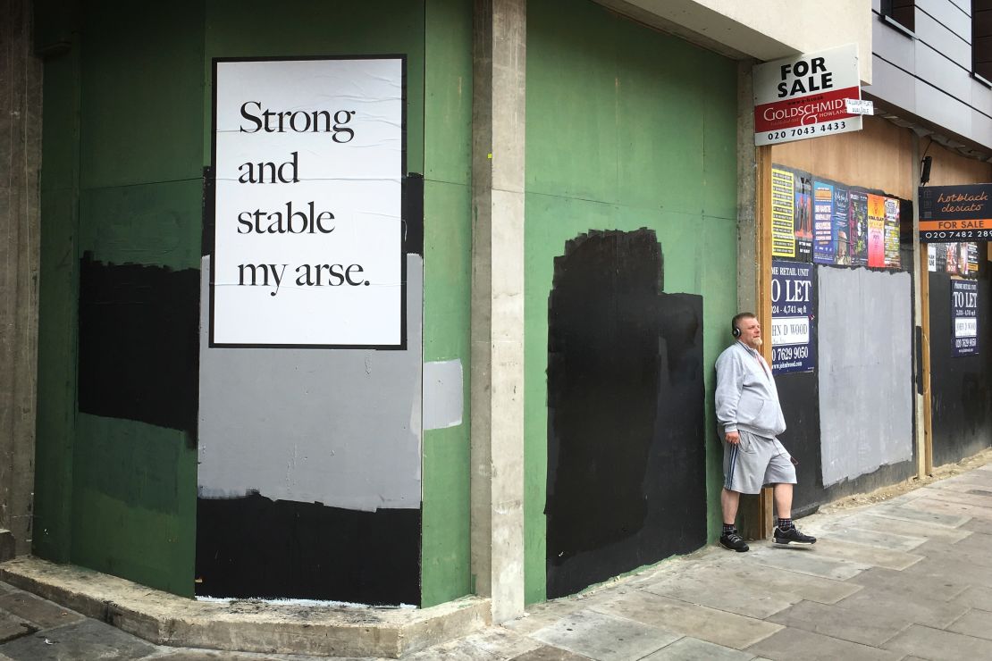 "Strong and Stable My Arse" (2017) by Jeremy Deller.