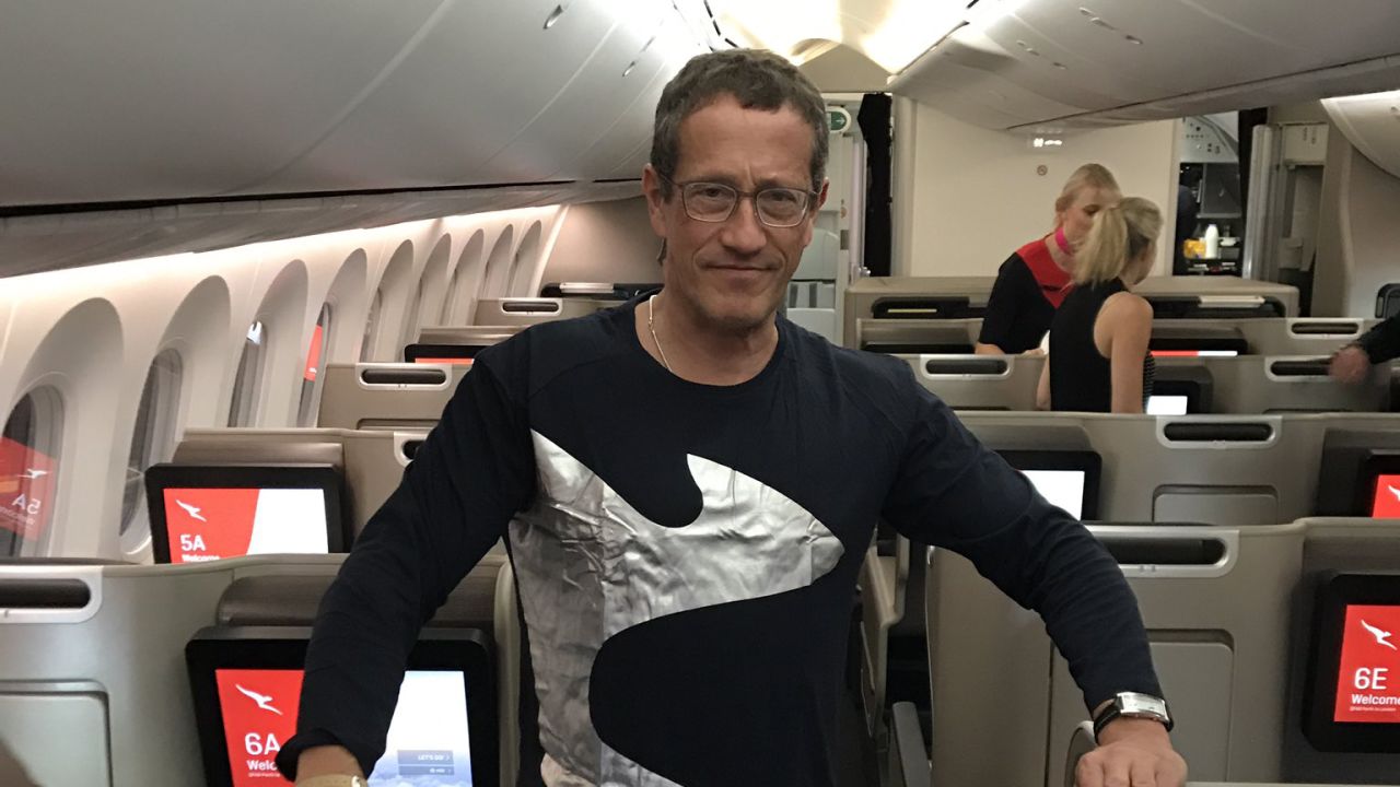 <strong>Unforgettable experience:</strong> CNN Travel's Richard Quest and his team were on board the flight, ready to experience this new age of international travel.