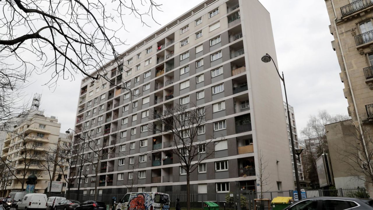 The apartment block in the 11th arrondisement of Paris where Mireille Knoll lived.