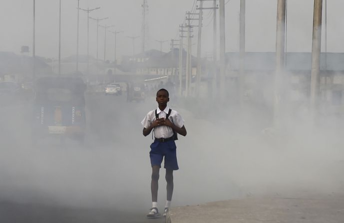 The cause of the soot is has been a mysterious to residents, but many think it's related to the destruction of illegal oil refineries.