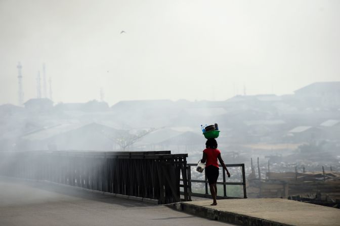 "The air is thick with the soot," Ezekwesili said. 