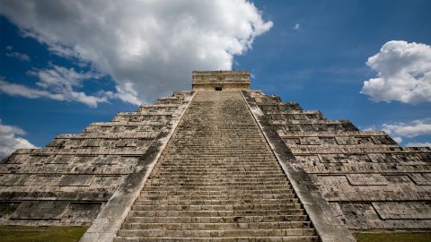 Chichen Itza's beautiful steps stay beautiful by being closed to foot traffic.