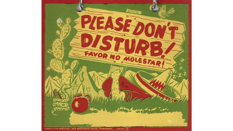 A collection of 15,000 hotel Do Not Disturb signs | CNN