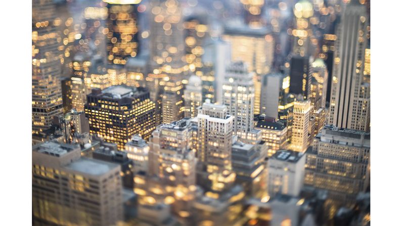 <strong>Mini metropolis</strong>: Jasper Léonard takes striking shots of cities across the globe, resizing them into mini metropolises by using innovative perspective tricks.