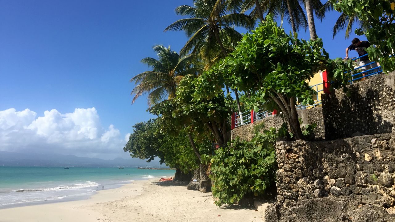Guadeloupe's La Datcha Beach, located on the island of Grande-Terre, draws in locals with its slower paced vibe.