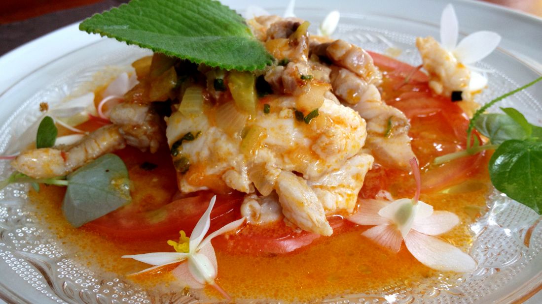 <strong>Traditional fare:</strong> Try the local French Créole cuisine, including a court-bouillon style seafood dish swimming in a melange of spices, at Ecomusée Créole de Guadeloupe.