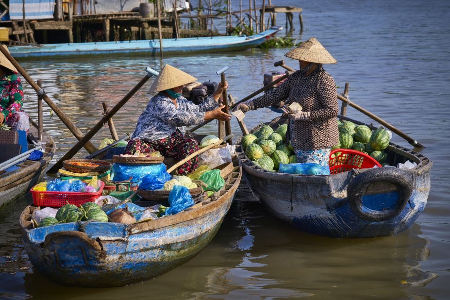 <strong>Can Tho:</strong> One of the most picturesque cities along the Mekong River Delta, Can Tho is home to a labyrinth of tributaries, lush landscapes, rice farms, mangroves and colorful floating markets. Famed for their fresh vegetables and fish, these local markets pulse with energy and familial vibes. Set on its own islet in the Song Hau river, the recently opened <a href="https://www.azerai.com/can-tho" target="_blank" target="_blank">Azerai Hotel Can Tho</a> organizes boat excursions and provides a low-key place to unwind after a day of exploring.  