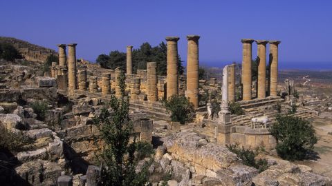 Some of the artworks have been traced to the Cyrene archaeological site in northern Libya.