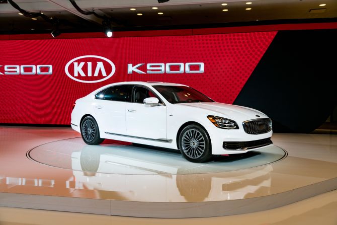 <strong>Kia K900:</strong> When most people think of the South Korean car brand Kia, "value" might be what comes to mind but certainly not "luxury." The K900 promises both. It offers a richly appointed interior inside a car the size of a Mercedes S-class. But it's priced like an E-class. Kia executives also promise that this new, redesigned K900 will be a huge improvement over the current model.