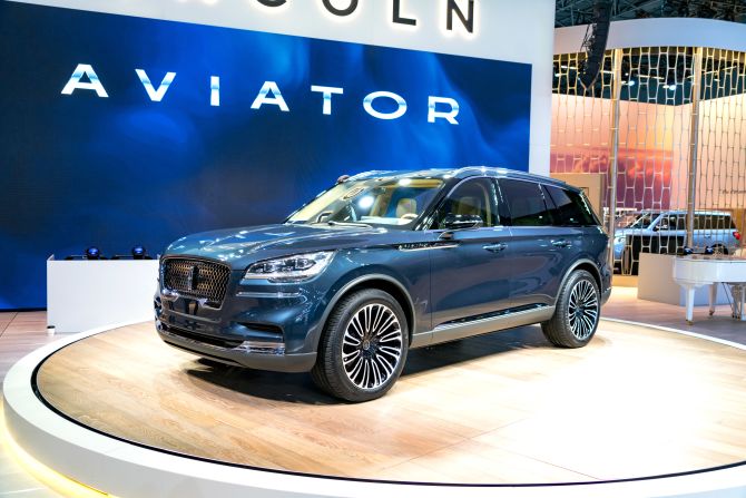 <strong>Lincoln Aviator:</strong> Technically it's only a concept, but Lincoln executives say it's very close to the final production version of the Aviator. Ford's luxury brand has been on an impressive turnaround in recent years, and the Aviator will cap it off. The interior is designed to evoke a sense of serenity. An available plug-in hybrid system will be engineered to supply smooth, ample power, according to Lincoln.