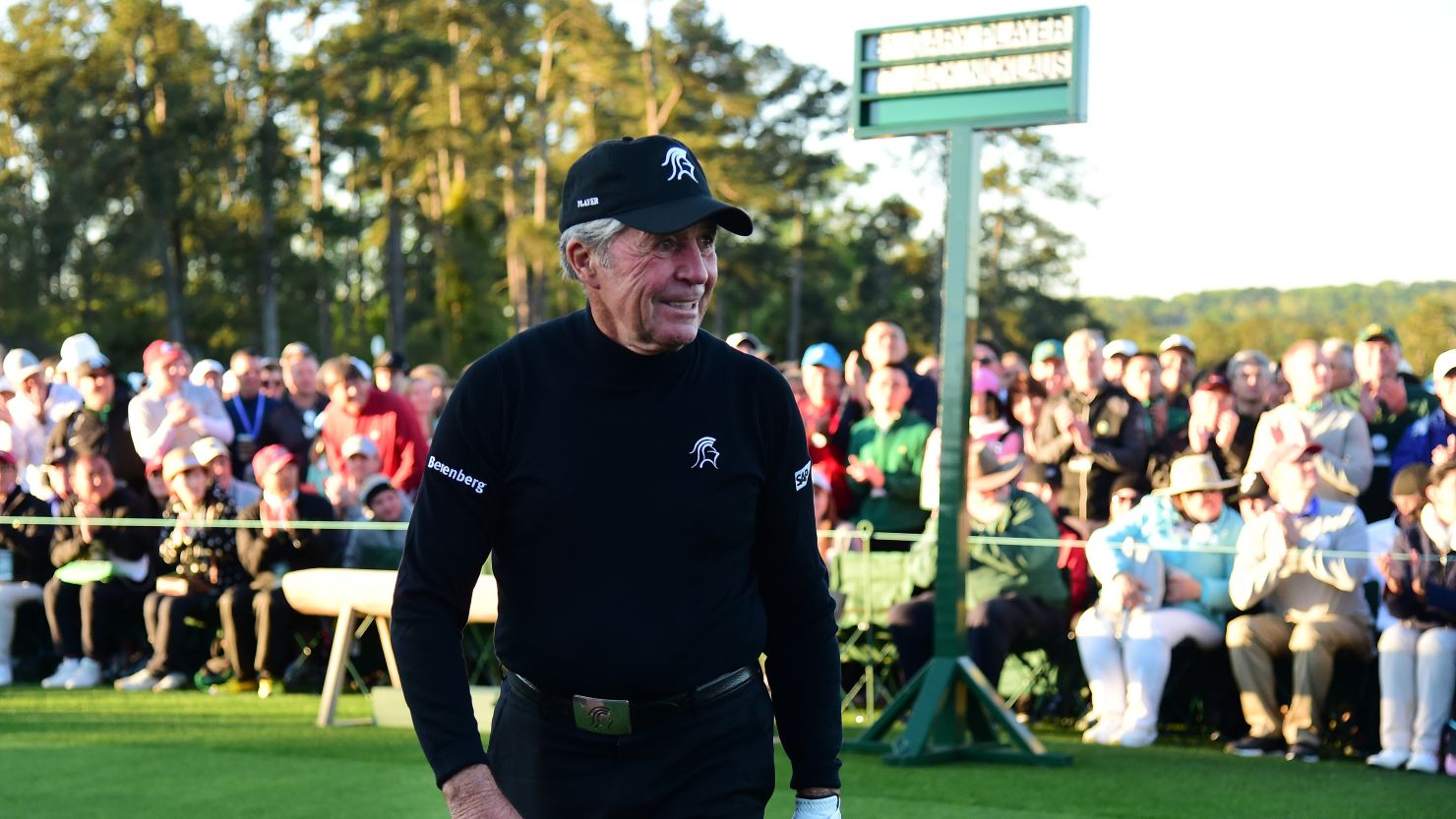 Gary Player won three Masters at Augusta and is now the tournament's honorary starter with Jack Nicklaus.