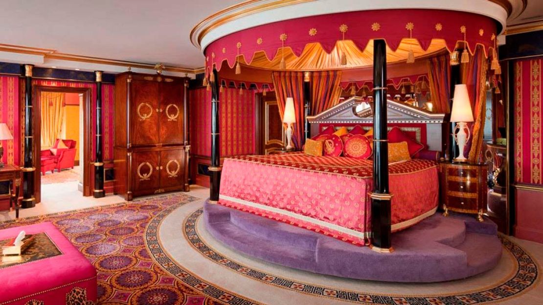 Opulent lodgings -- the Royal Suite at the Burj Al Arab Jumeirah.