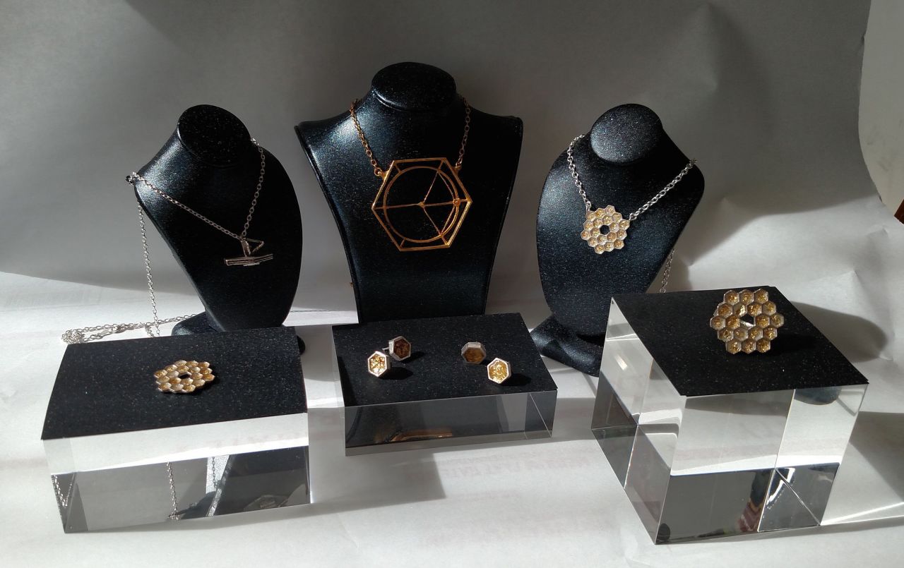 A JWST capsule collection of jewelry by Cameron Stern.