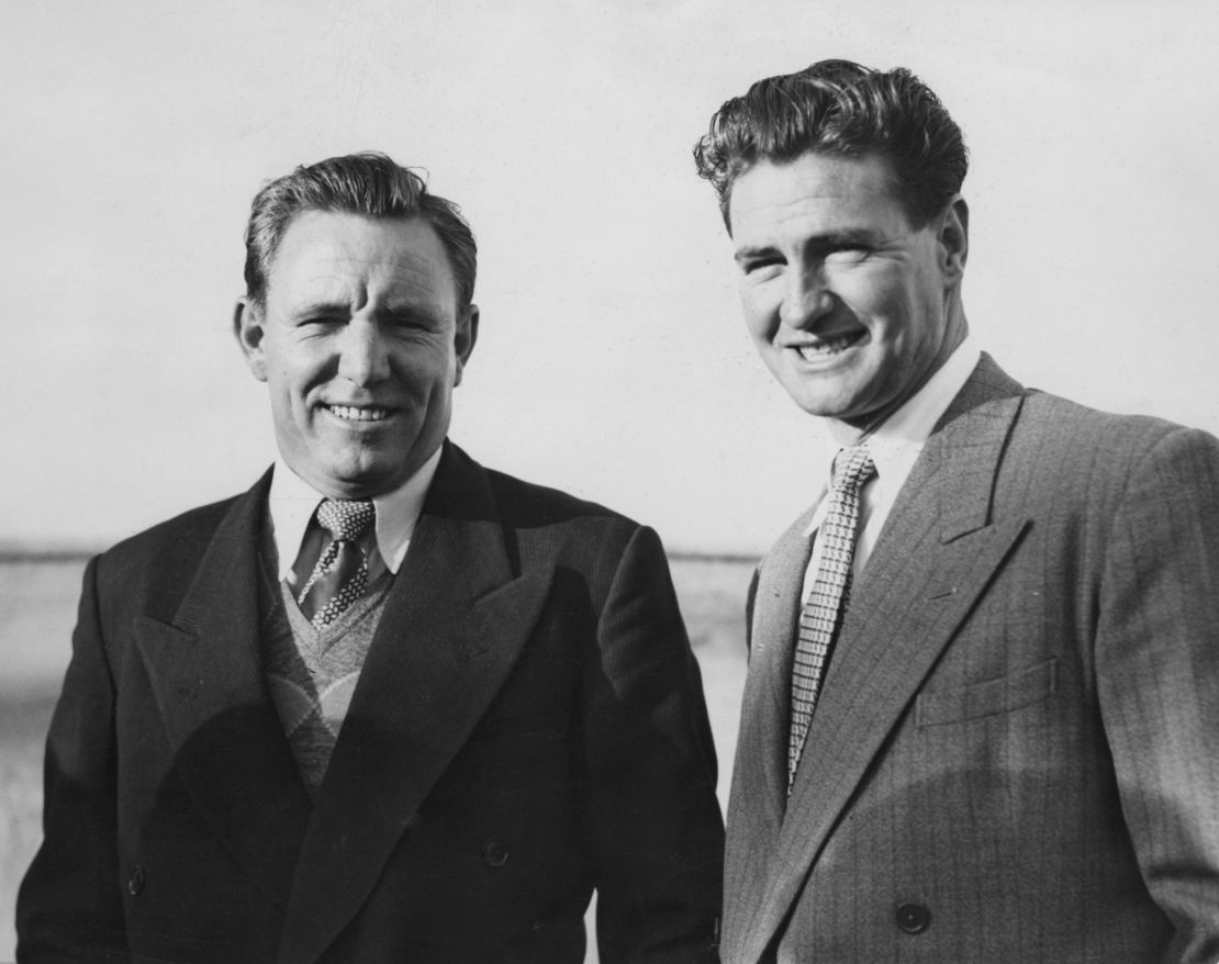 Miller (right) is regarded as one of Australia's greatest cricketers