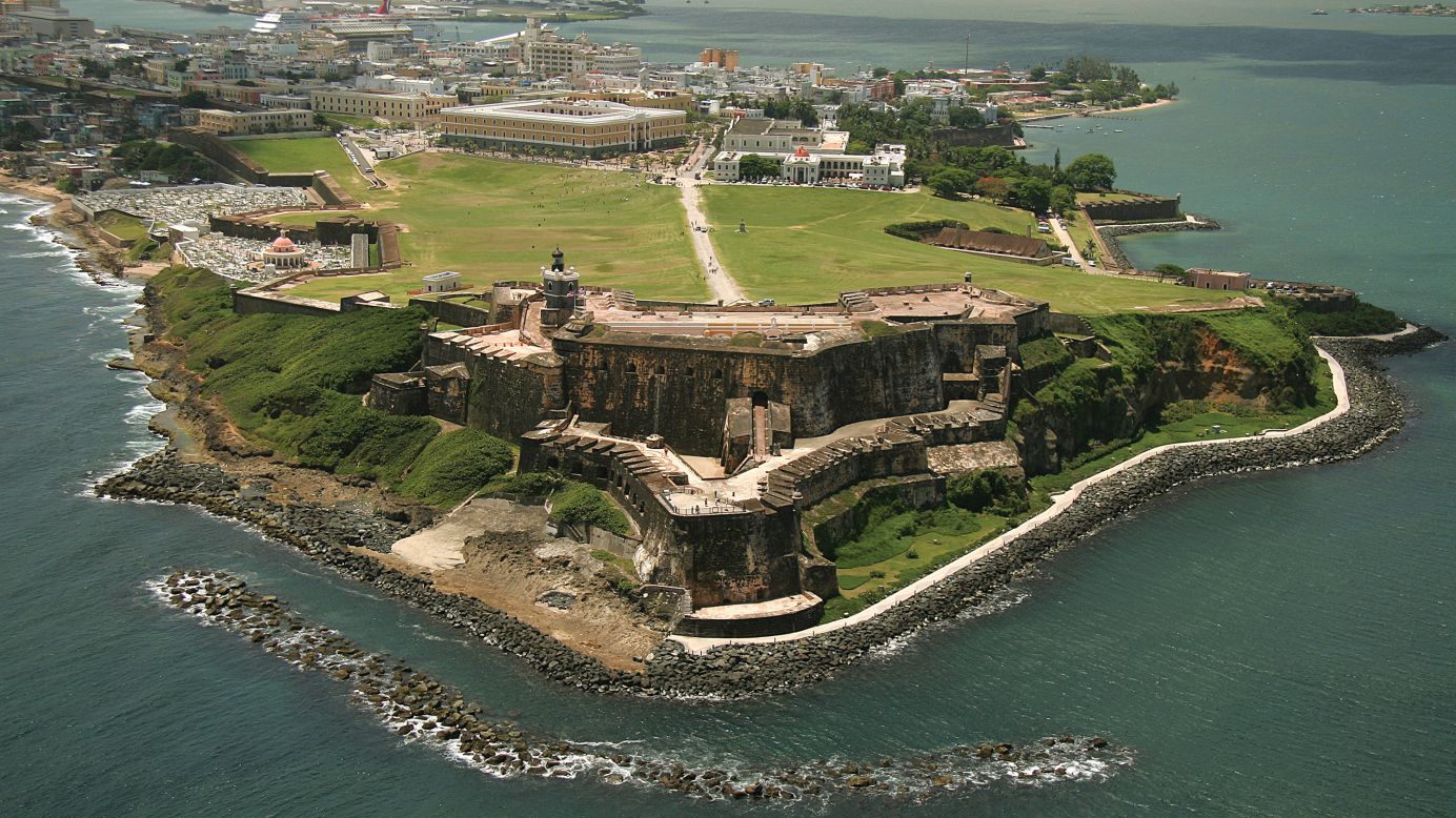 <strong>Clamber over forts:</strong> Two of the largest fortifications ever built in the Western Hemisphere, El Morro and San Cristobal citadels protected San Juan from attack by sea and land until the Spanish-American War of 1898, when the stout limestone walls proved no match for modern naval weapons. Today the forts are a national historic site.
