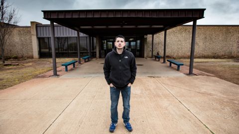 Alberto Morejon, 25, is an 8th grade social studies teacher at Stillwater Junior High who started a popular Facebook group, "Oklahoma Teacher Walkout - The Time is Now!"