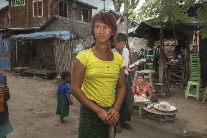 Transgender medium Sai Si said that she is comfortable expressing her femininity, despite the discrimination faced by gay and gender non-conforming men in Myanmar.