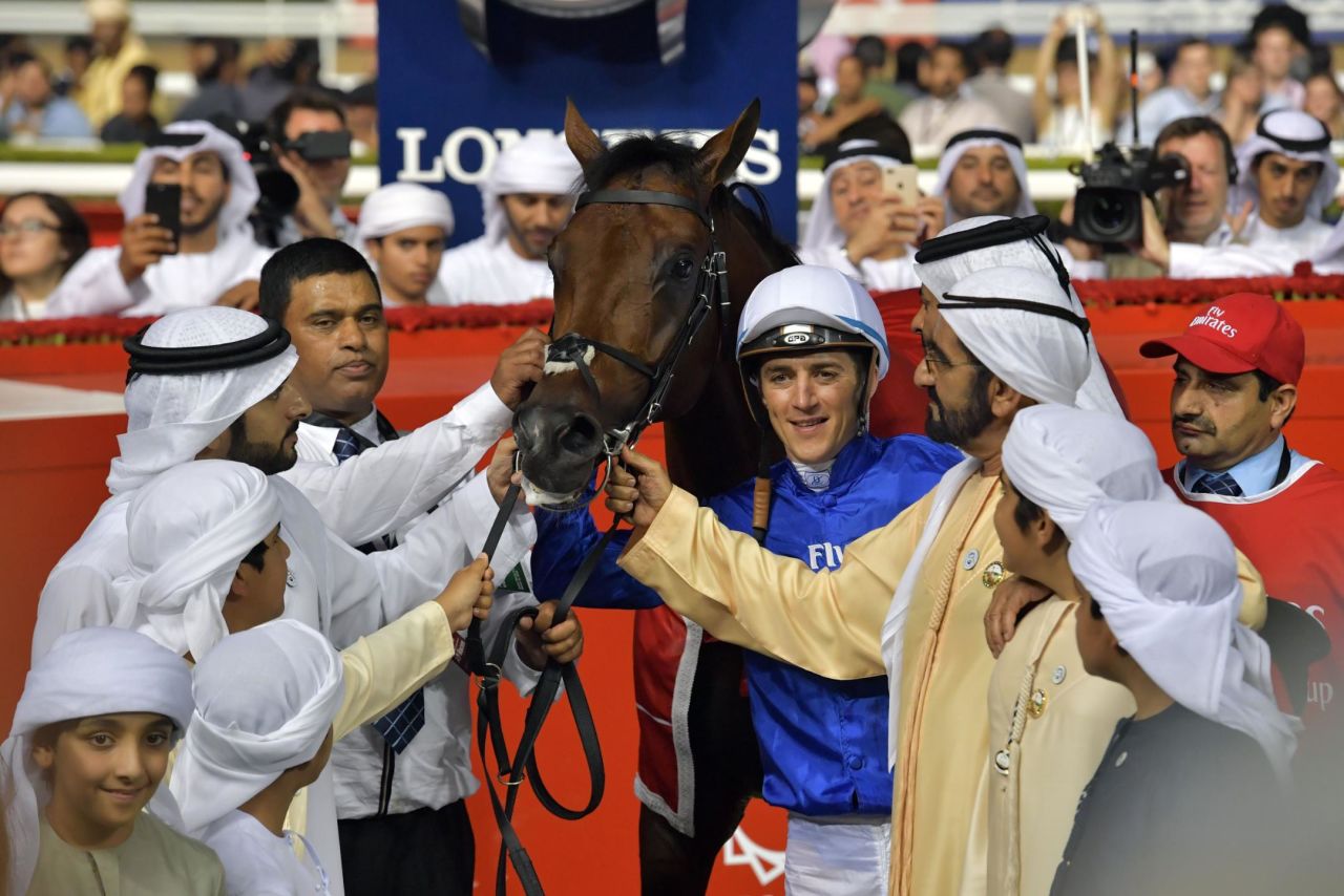 It was a seventh win in the race for the Godolphin stable and a sixth for trainer Saeed Bin Suroor.