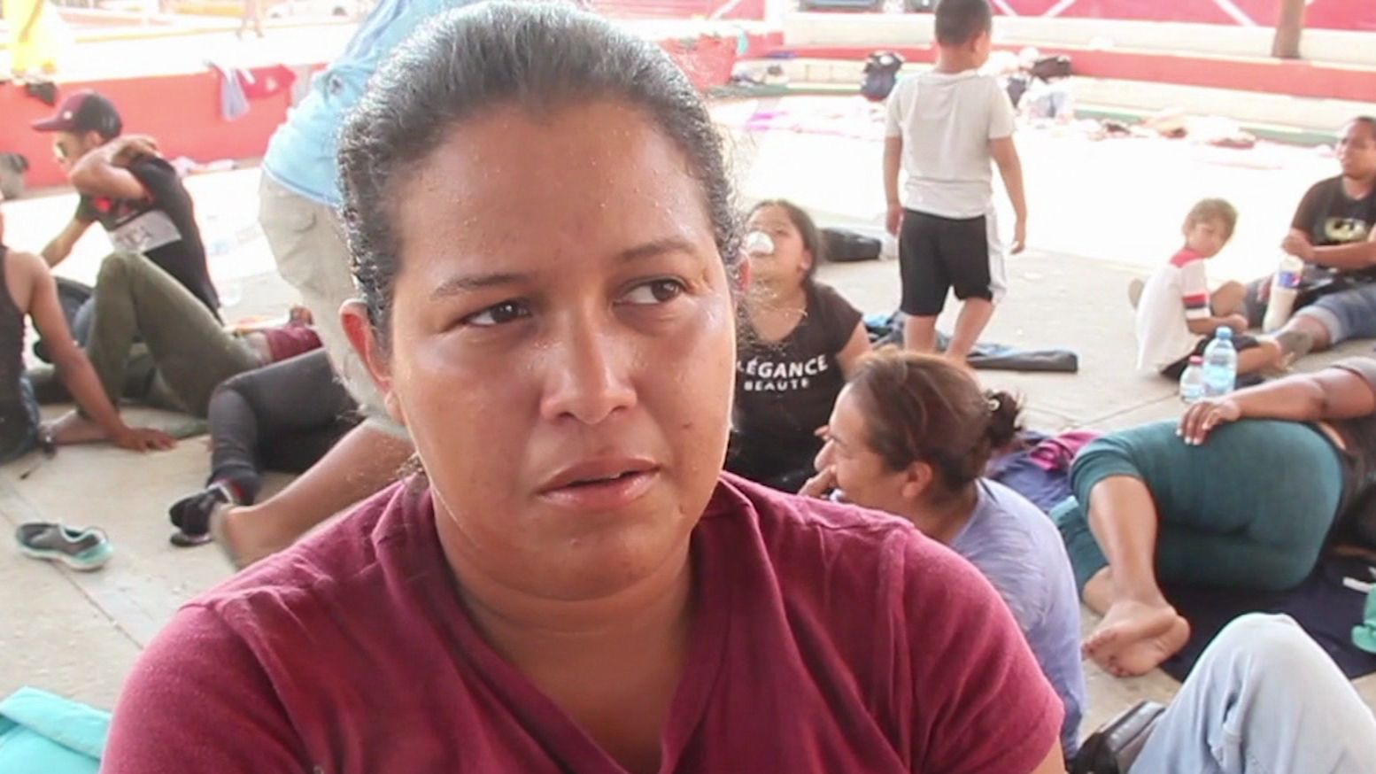 Mexico Migrant Caravan Wendy Alvarez