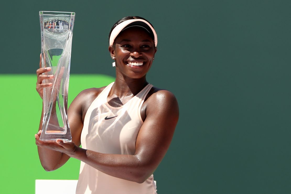 Sloane Stephens won the women's draw on Saturday to ensure a US clean sweep.