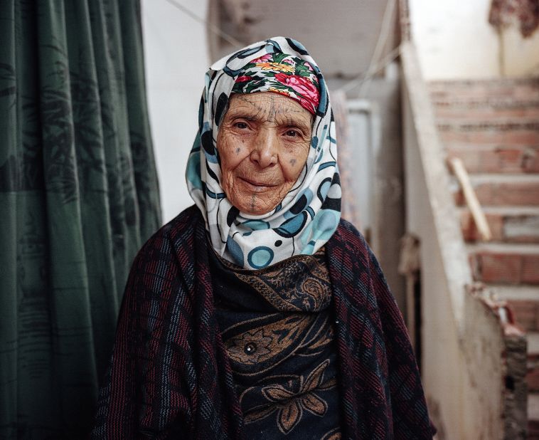 Photographer Yumna Al-Arashi ventured across North Africa to document women in the region who have facial tattoos.<br /><br />In the suburbs of Tunis, the capital city of Tunisia, Habiba (pictured here,) told Al-Arashi that any woman who wanted to be beautiful had tattoos, just the same way women enjoy makeup now. 