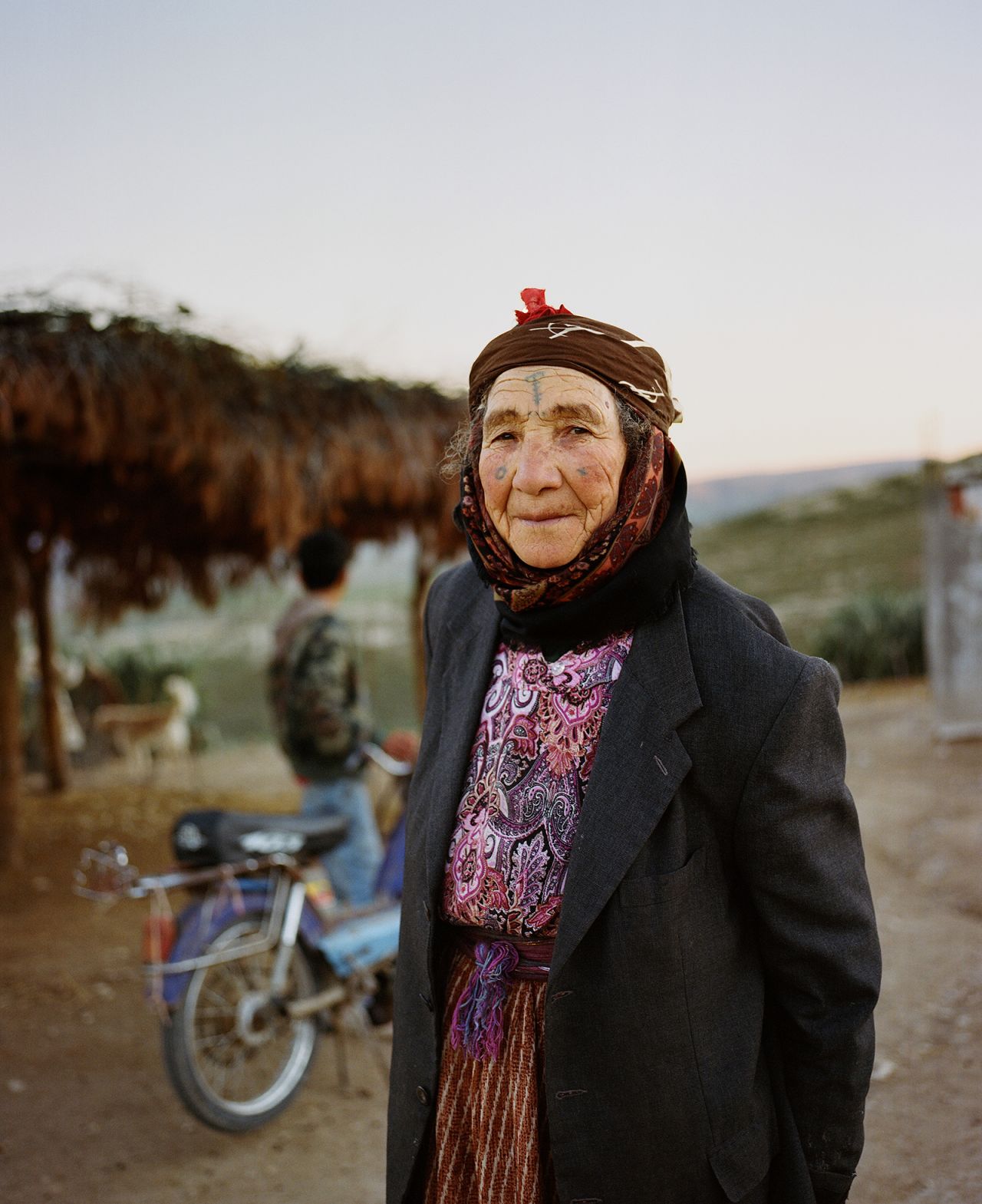 "I have the stars and the moon on my cheeks," Al-Arashi said Brika, from Siliana, Tunisia, told her. "They're the most beautiful things my eyes have seen. I don't know how to read or write and I don't have any devices like you, but I know my land and my earth, the stars and moon help me navigate it. That's why I'm here." 