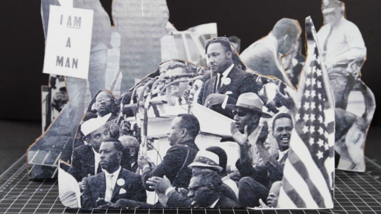mlk protest diorama