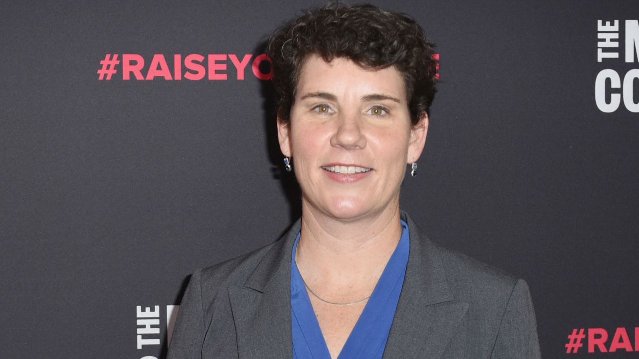 Former U.S. Marine & Congressional Candidate in Kentucky Amy McGrath attends The 2018 MAKERS Conference at NeueHouse Hollywood on February 6, 2018 in Los Angeles, California. (Vivien Killilea/Getty Images for MAKERS) 