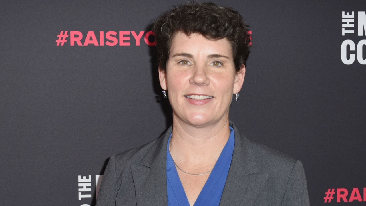 Former U.S. Marine & Congressional Candidate in Kentucky Amy McGrath attends The 2018 MAKERS Conference at NeueHouse Hollywood on February 6, 2018 in Los Angeles, California. (Vivien Killilea/Getty Images for MAKERS)
