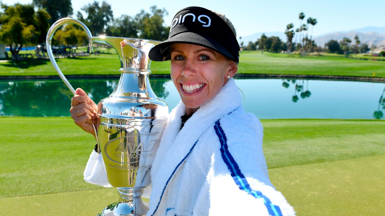 Pernilla Lindberg won her first major in a playoff against Inbee Park at the ANA Inspiration. 
