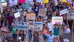 Thousands of immigrants and supporters join the Defend DACA March to oppose the President Trump order to end DACA on September 10, 2017, in Los Angeles, California.