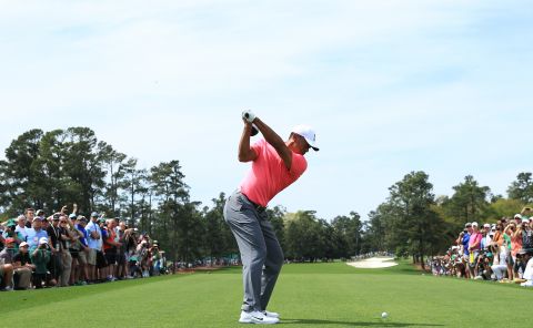 Woods was making his first playing appearance at Masters week for 1,086 days. He ha undergone four back surgeries since March 2014.