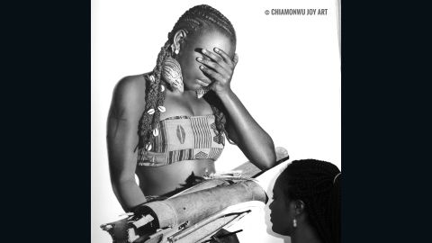 The artwork is hyperreal.