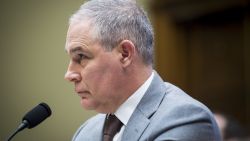 Environmental Protection Agency Administrator Scott Pruitt testifies before the House Energy and Commerce Committee about the mission of the U.S. Environmental Protection Agency on December 7, 2017 in Washington, DC.  (Pete Marovich/Getty Images)