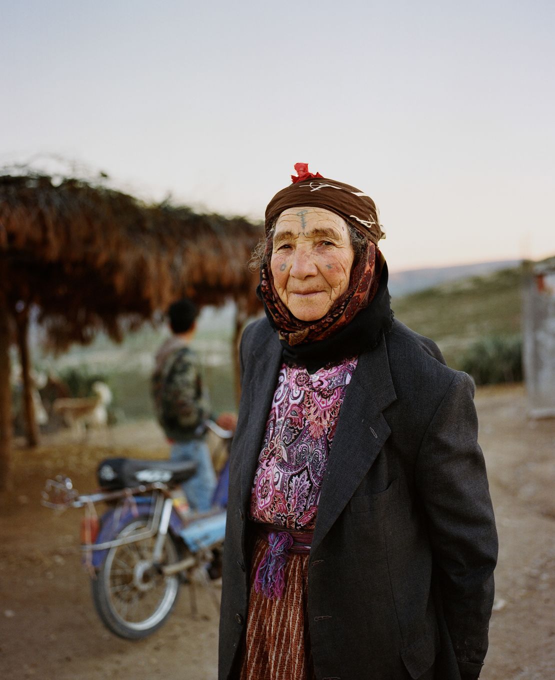 "I have the stars and the moon on my cheeks," Brika told Al-Arashi in Siliana, Tunisia. "They're the most beautiful things my eyes have seen. I don't know how to read or write and I don't have any devices like you, but I know my land and my earth, the stars and moon help me navigate it. That's why I'm here."