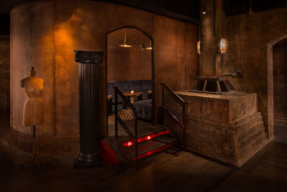 <strong>The boiler room: </strong>A hidden alcove in a make-shift room can be used for private parties and VIPs.