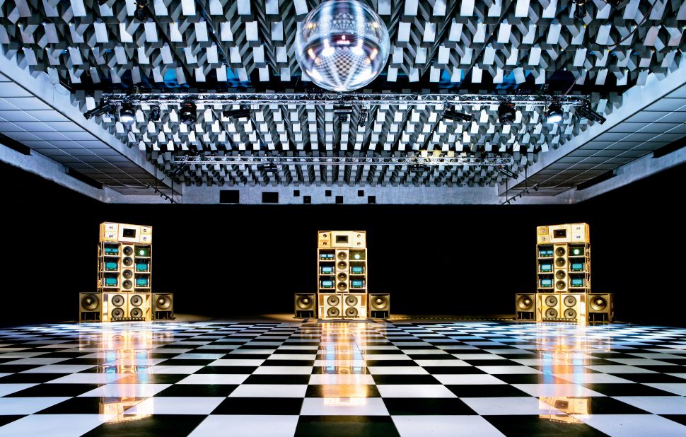 Despacio, a sound system designed by musician James Murphy for the Manchester International Festival in 2013.
