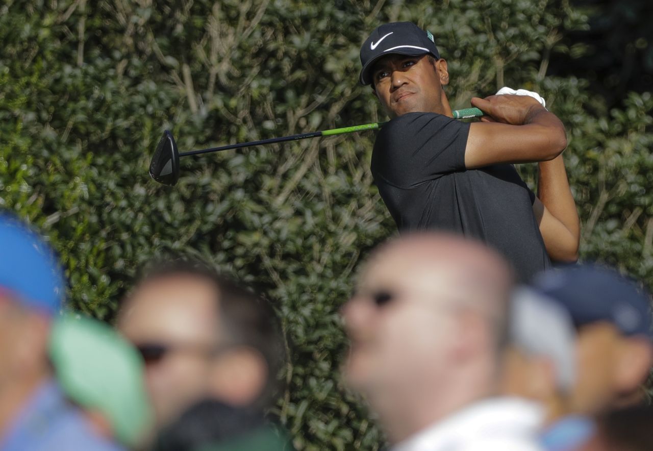 Tony Finau shot a 4-under-par 68 on Thursday despite dislocating his ankle just a day before.