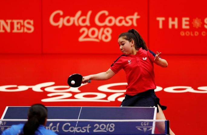 She started playing table tennis at the age of five.