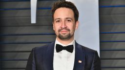 BEVERLY HILLS, CA - MARCH 04:  Lin-Manuel Miranda attends the 2018 Vanity Fair Oscar Party hosted by Radhika Jones at Wallis Annenberg Center for the Performing Arts on March 4, 2018 in Beverly Hills, California.  (Photo by Dia Dipasupil/Getty Images)