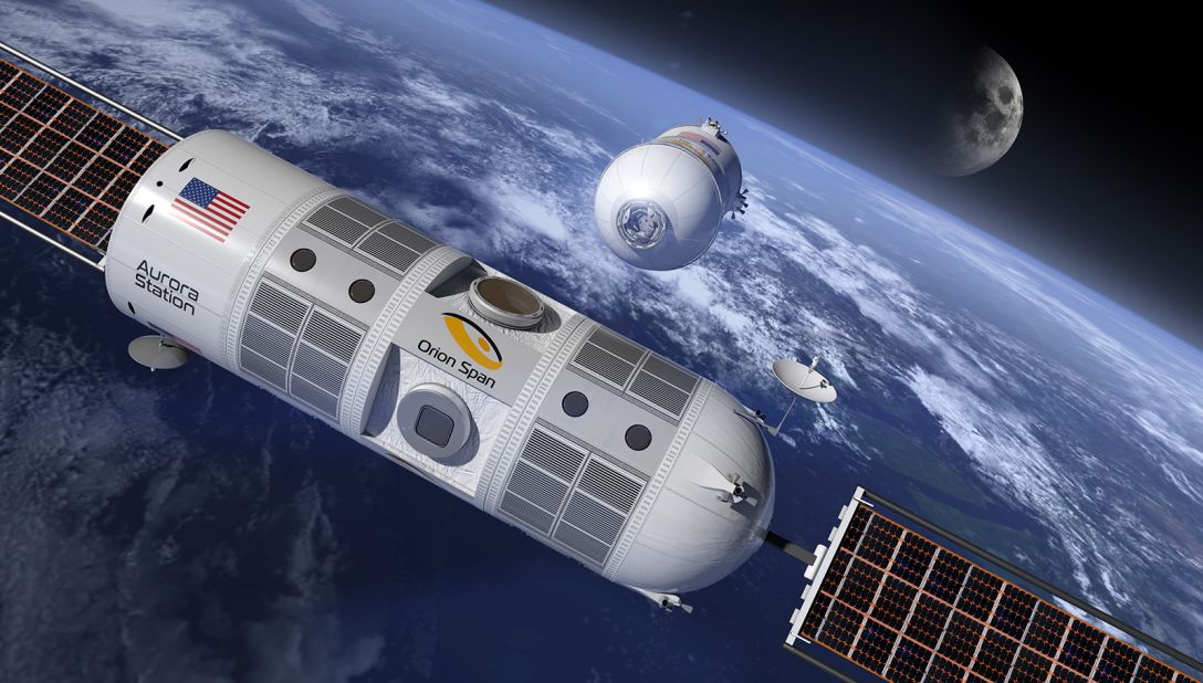 <strong>12 days in orbit: </strong>The fully modular space station is designed to host six people at a time, including two crew members, for 12-day space <a href="http://www.cnn.com/travel">travel</a> tours. 