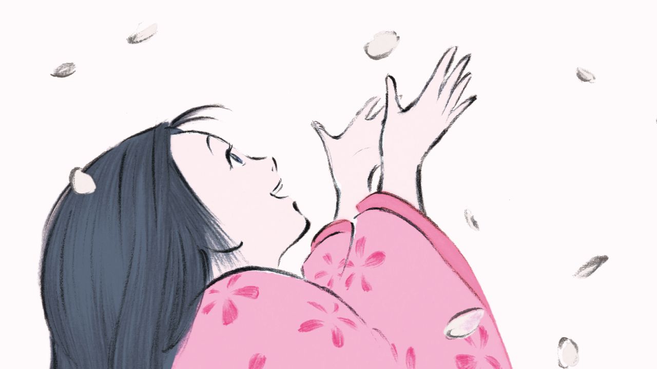 A still from the Academy Award-nominated 2014 film "The Tale of the Princess Kaguya."
