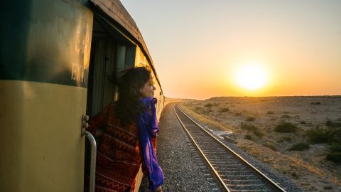 <strong>Sindh to Karachi by rail: </strong>Traveling with a friend, Reynolds spent two six-week stints -- in 2016 and 2017 -- traveling across Pakistan. 