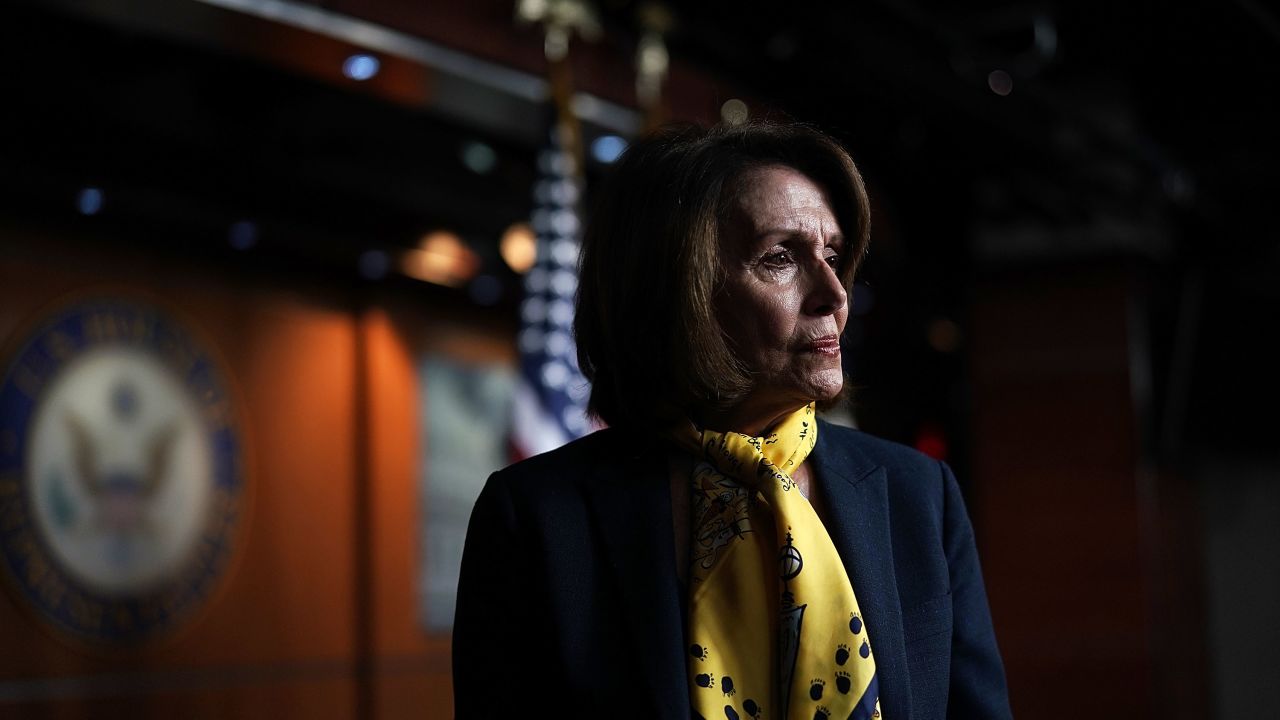 House Minority Leader Nancy Pelosi is the highest-ranking elected woman in US politics.