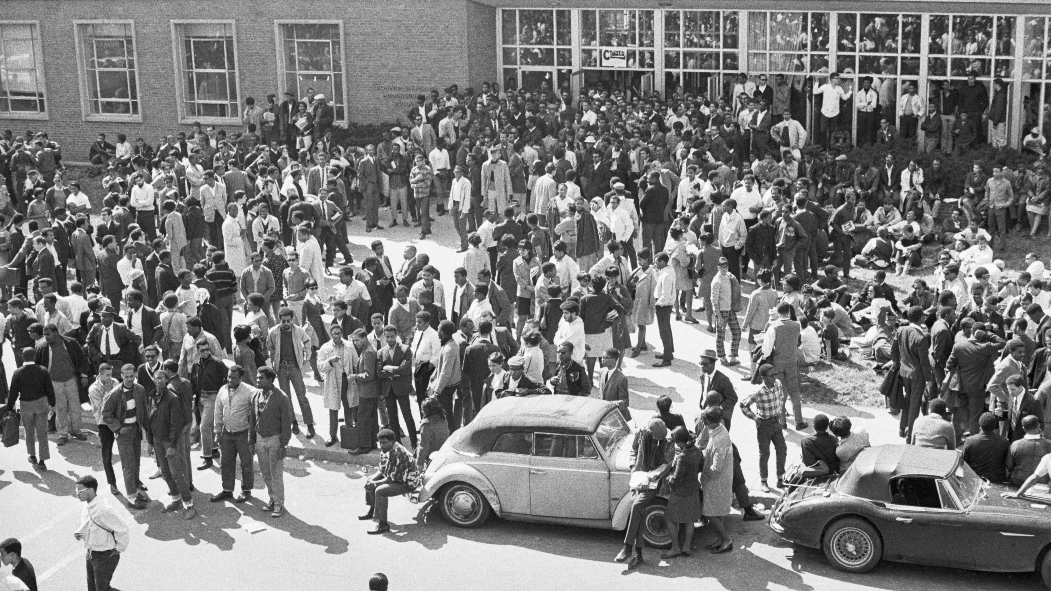 Howard University was forced to shut down operations for four days in 1968 after over 1,000 students participated in a sit-in. 