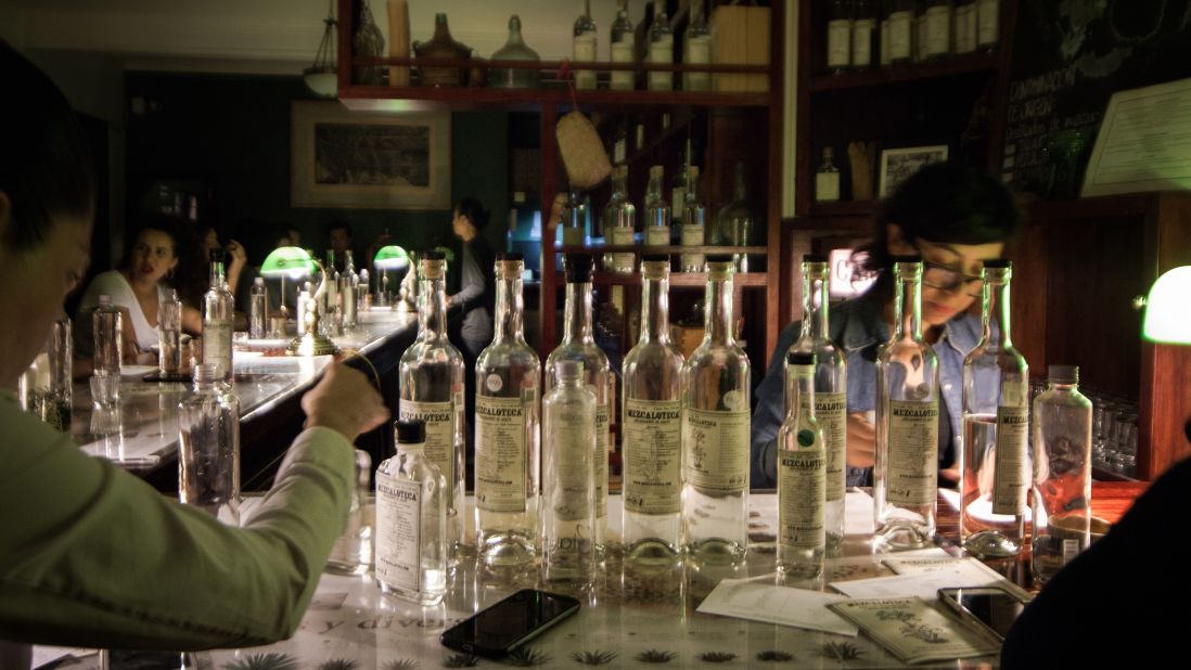 <strong>Mezcaloteca:</strong> This by-reservation spot has mezcal tastings and classes.