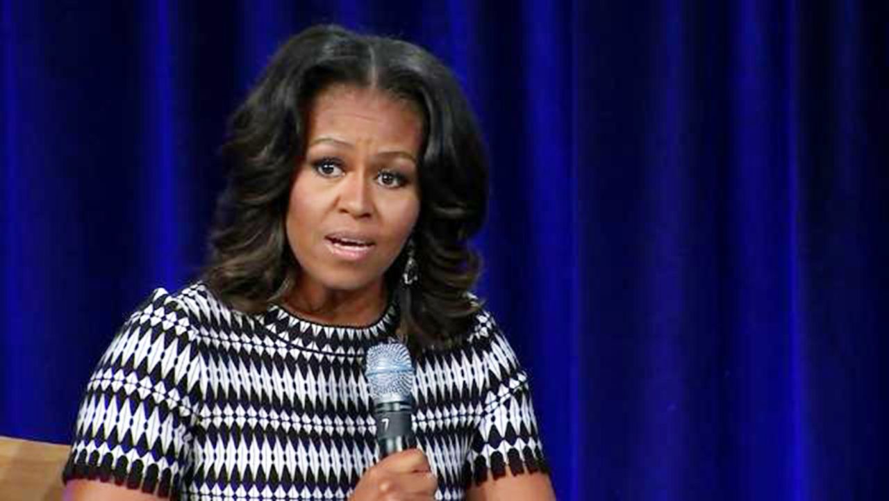 michelle obama at simmons college